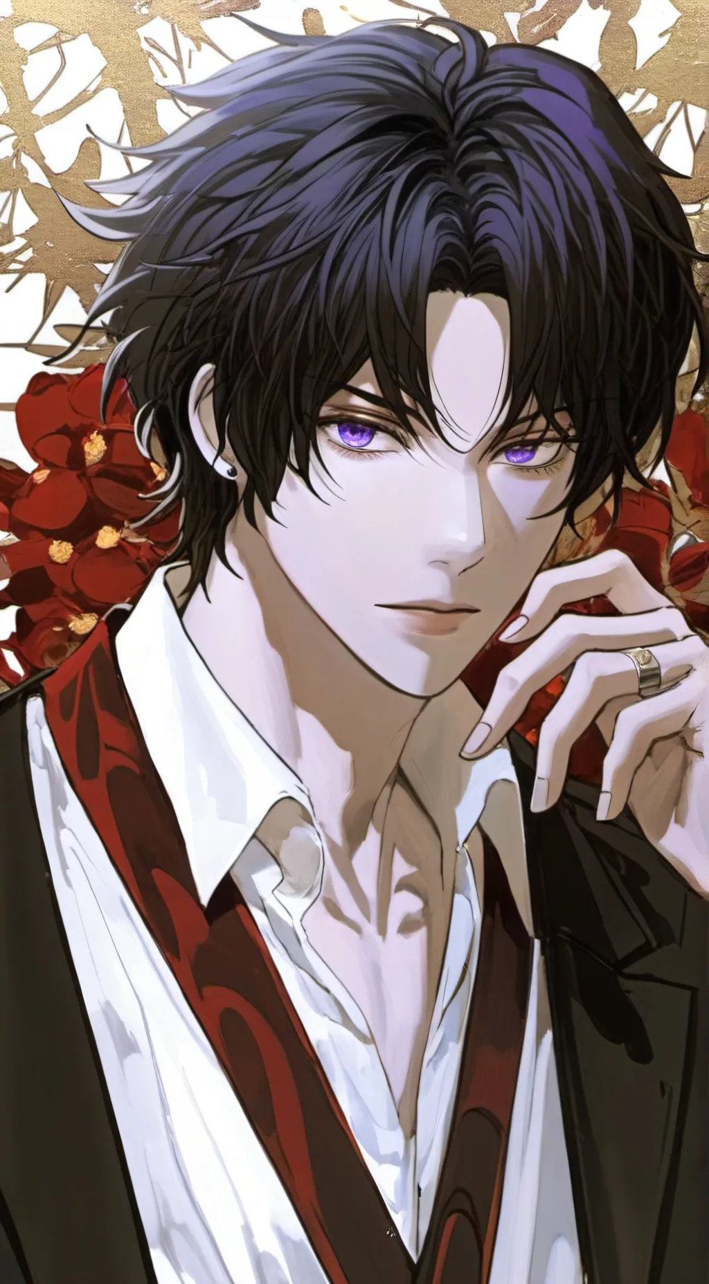 ai character: shinsou Love sick background