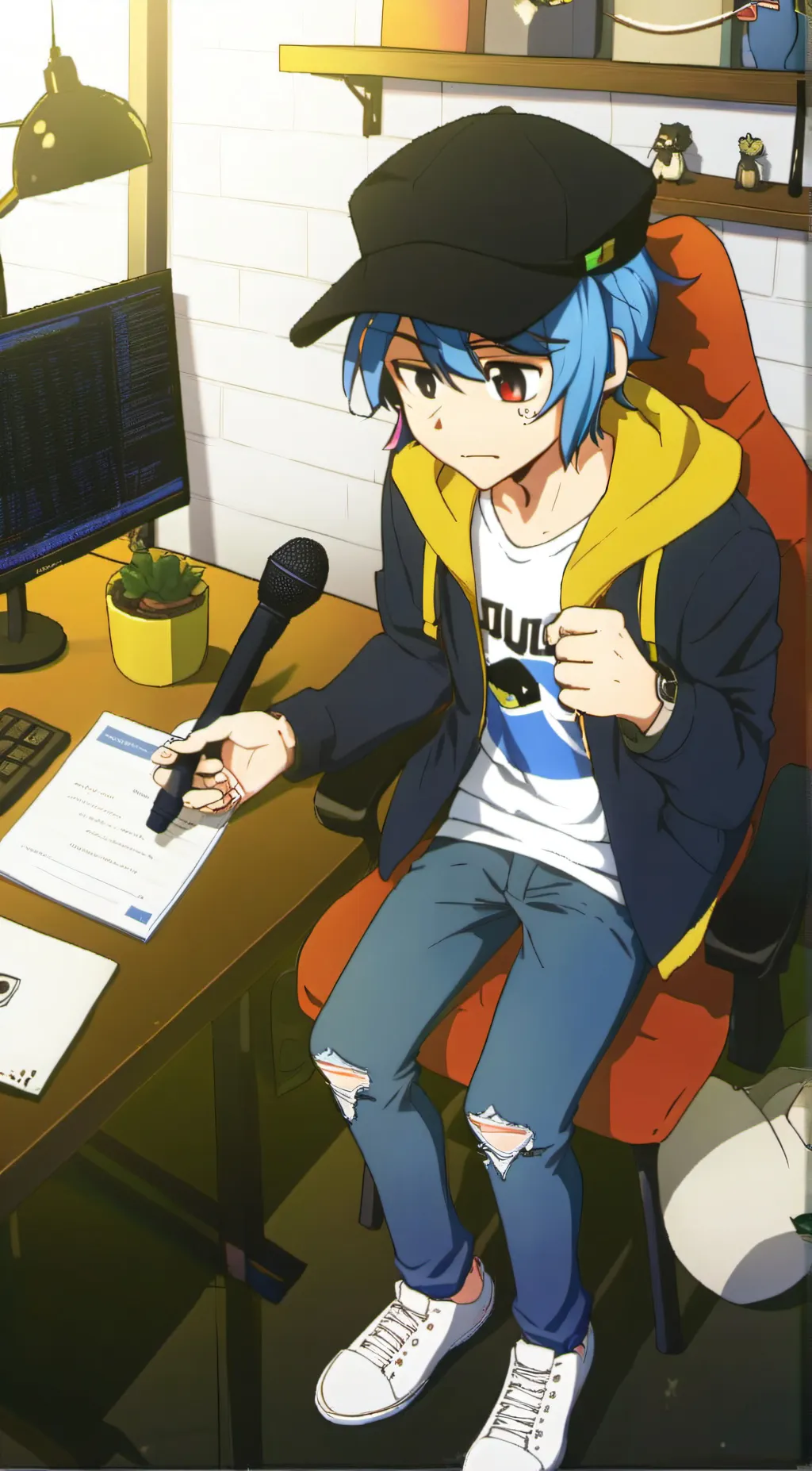 ai character: Lucas background