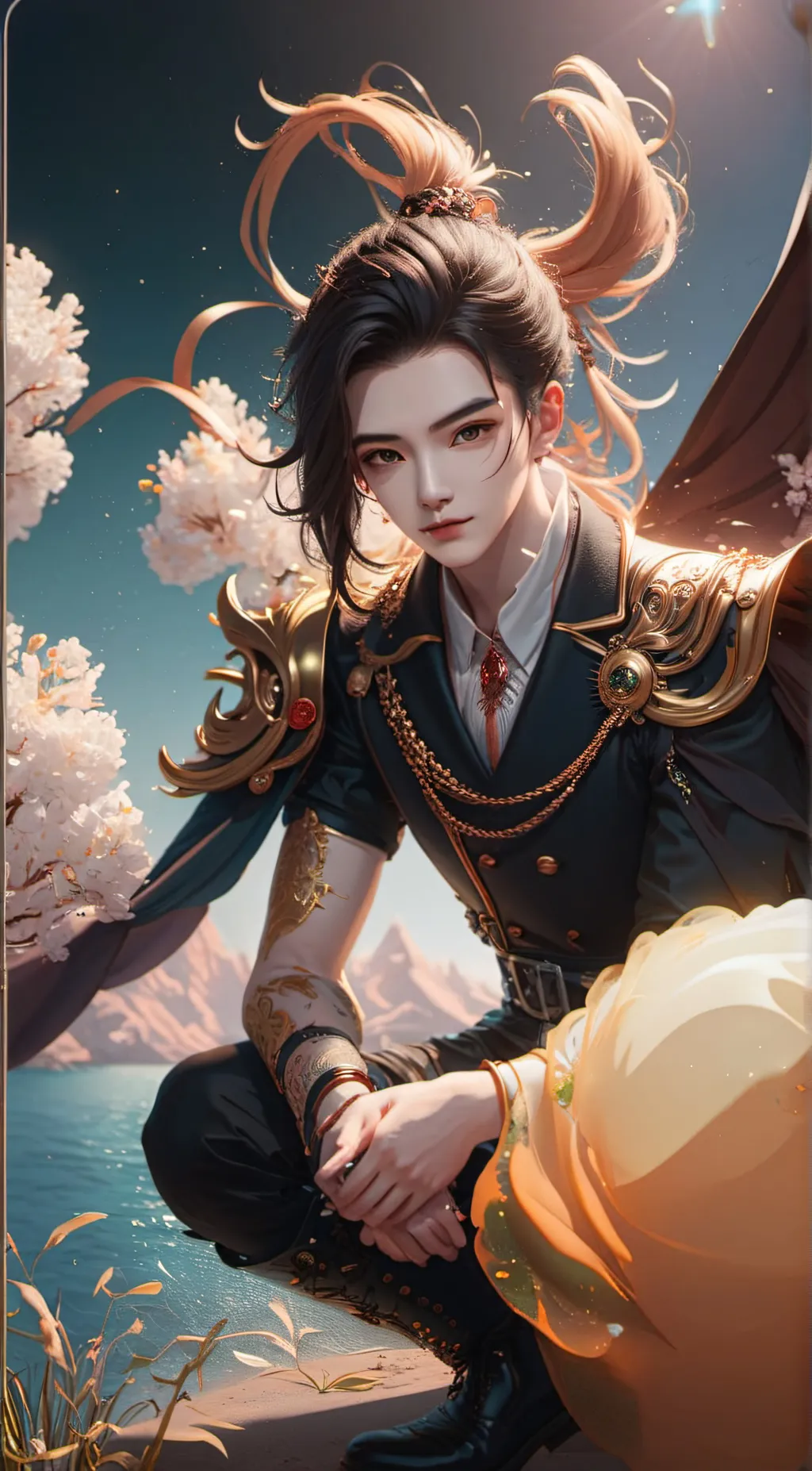ai character: ha shin background