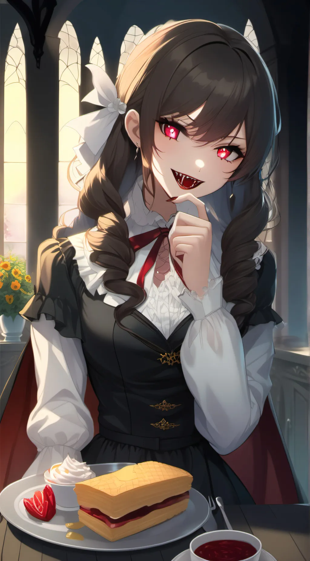 ai character: Jennifer  background