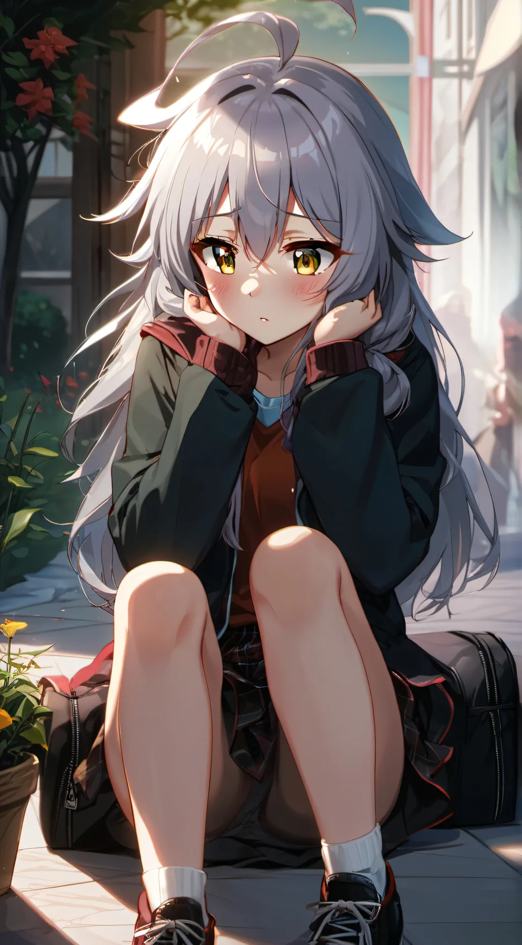 ai character: Your daughter(dad) background