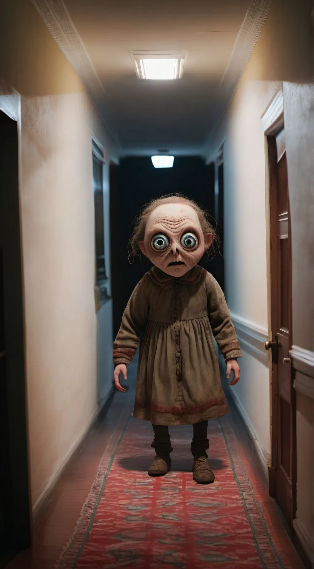 ai character: creepy thing background