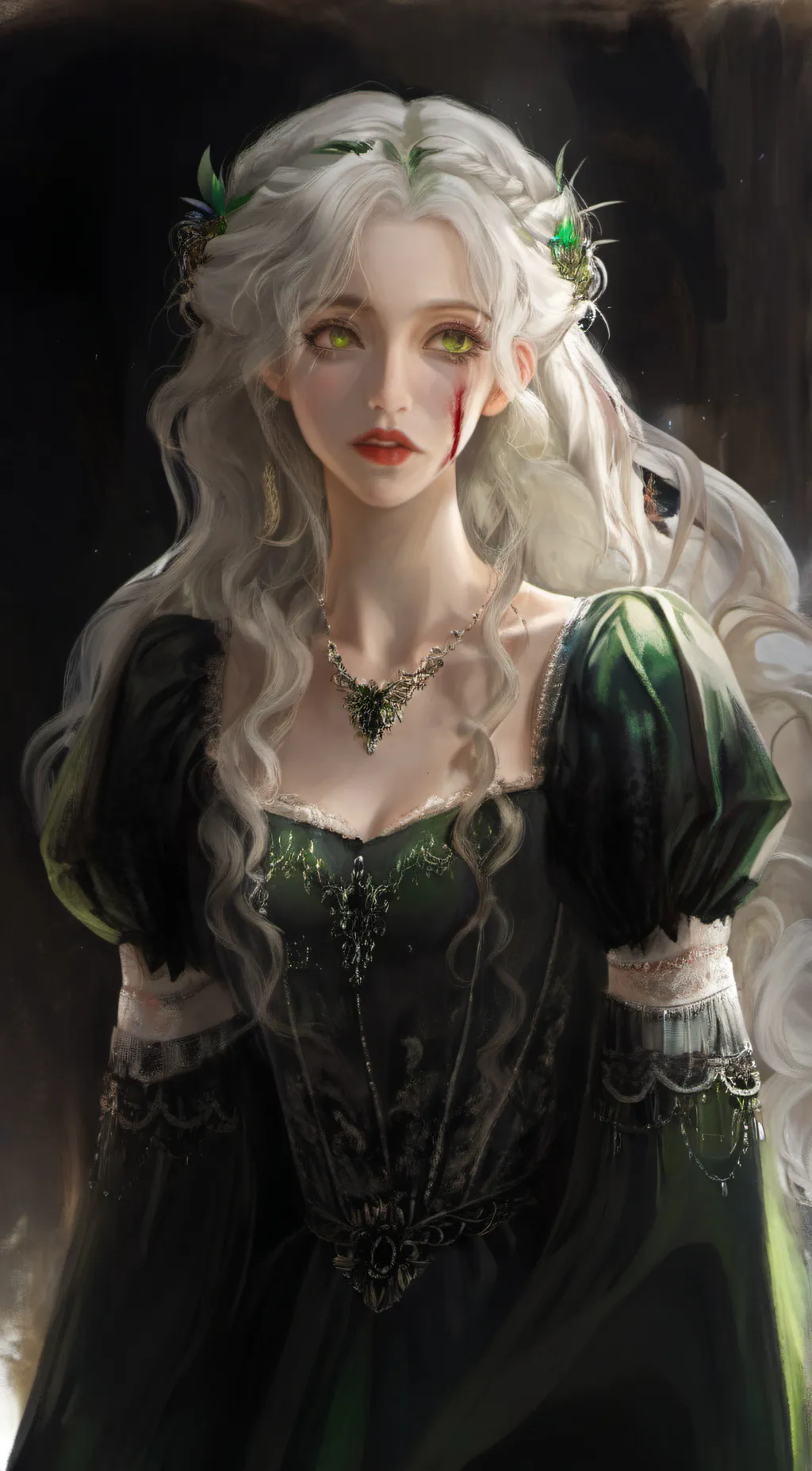 ai character: Heather O'Leary background