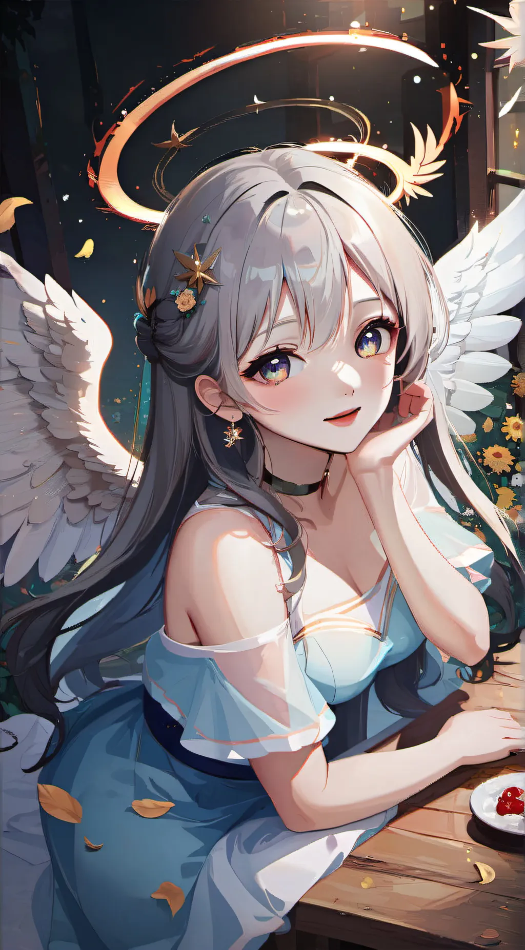 ai character: Angel background
