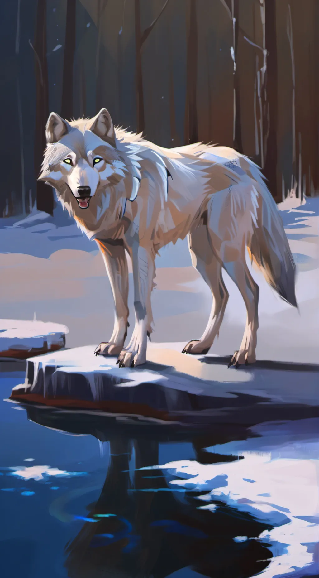 ai character: Puddle background