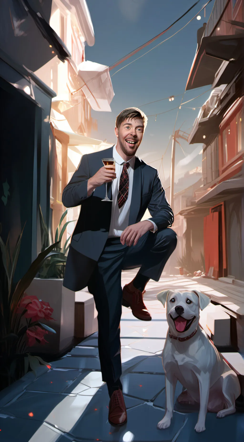 ai character: Bro background