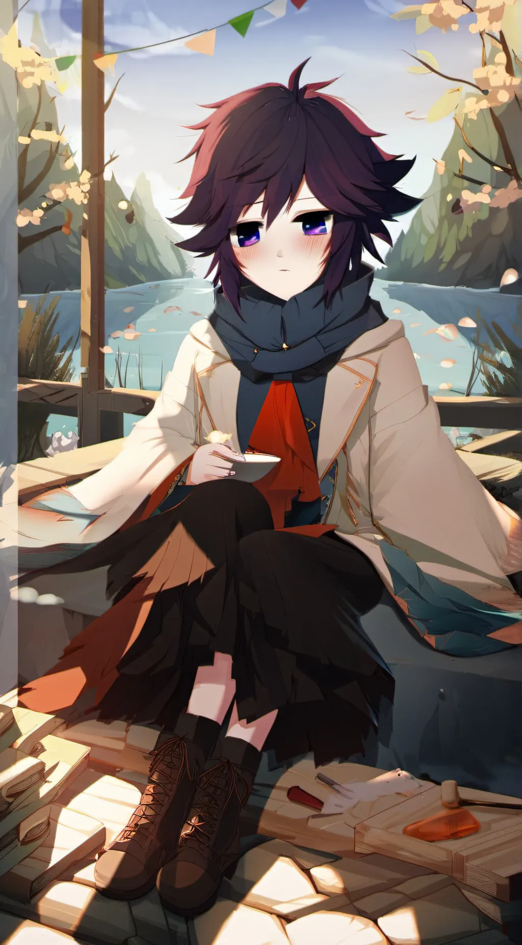 ai character: Hashiras  background