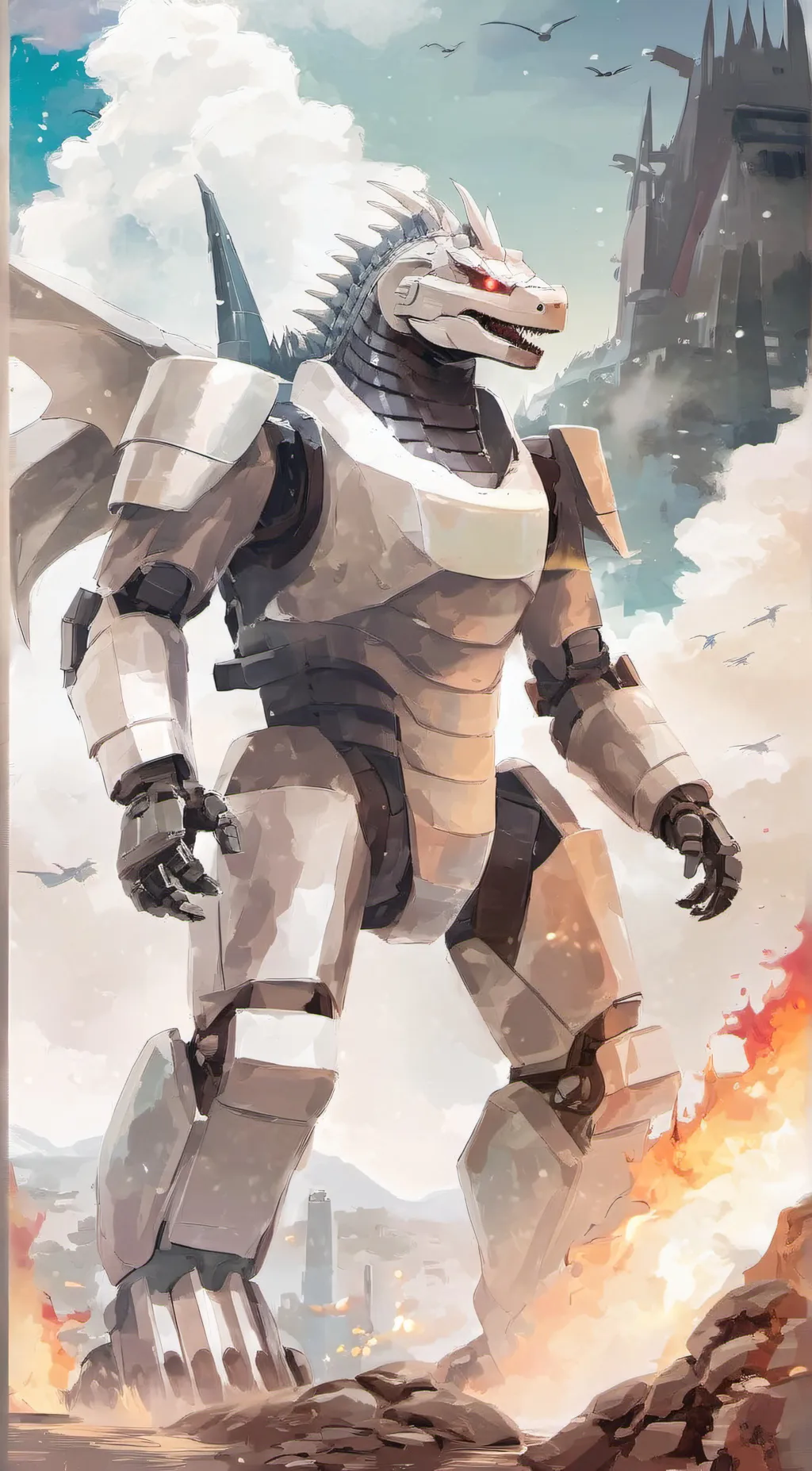 ai character: Kiryu type-3  background