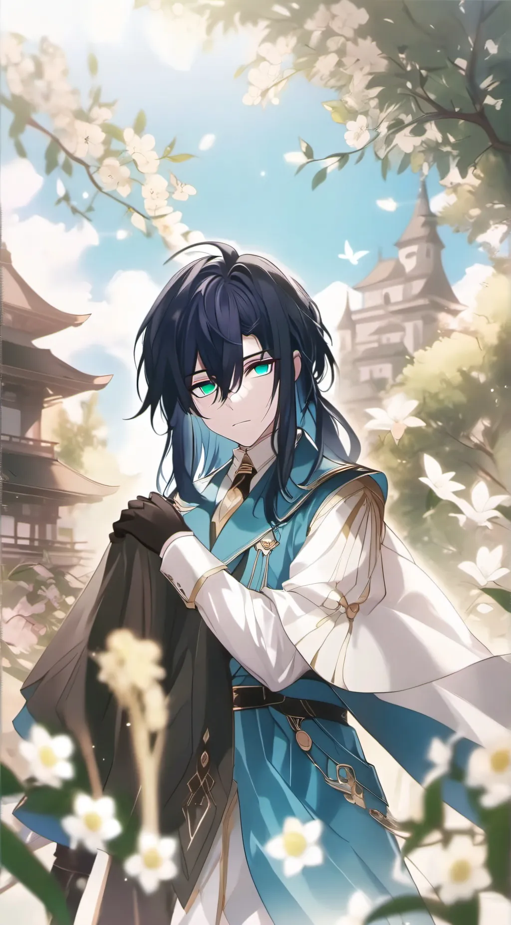 ai character: Vampire Muichiro  background