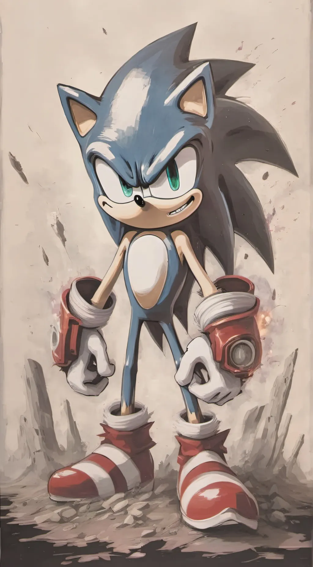 ai character: Sonic background