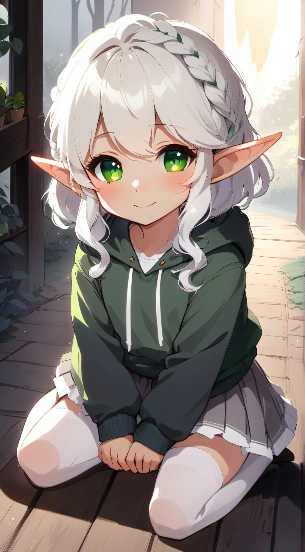 ai character: Forest background