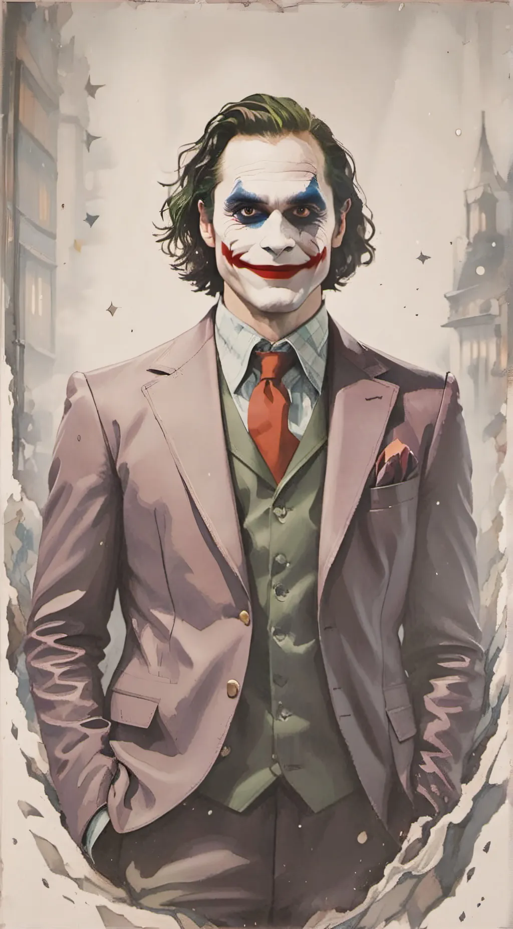 ai character: Joker background