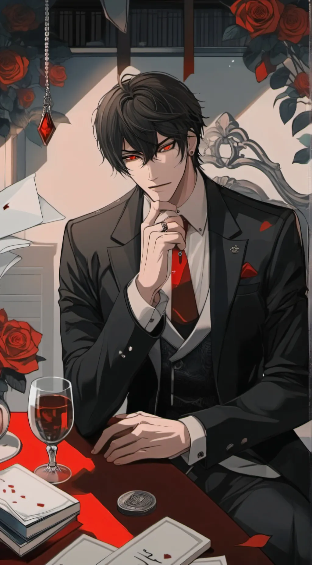 ai character: Xavier  background