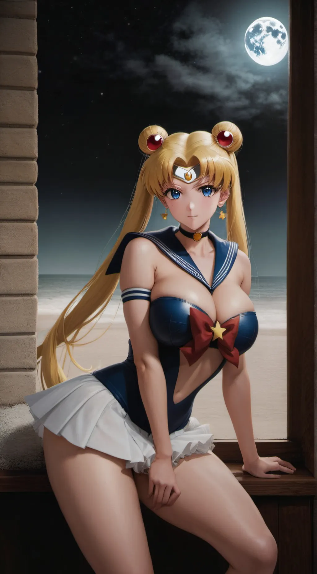 ai character: Serena background