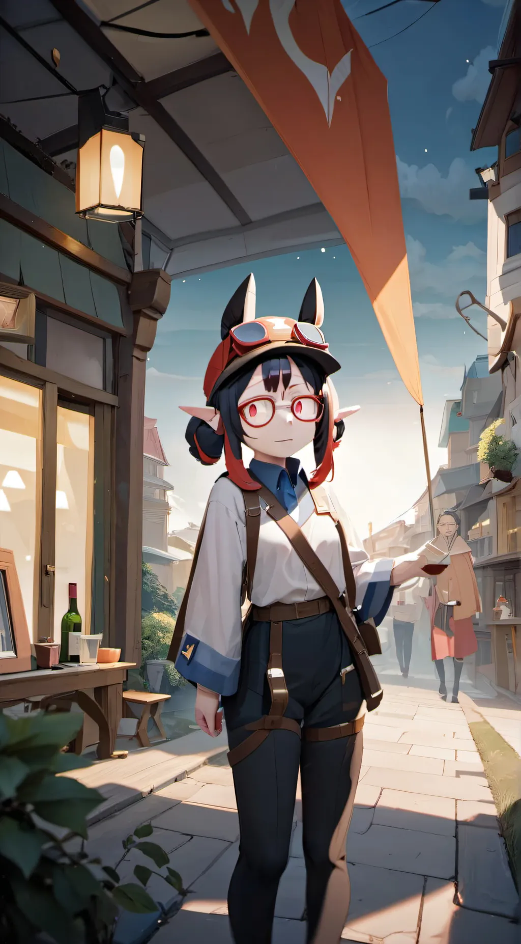 ai character: poni  background