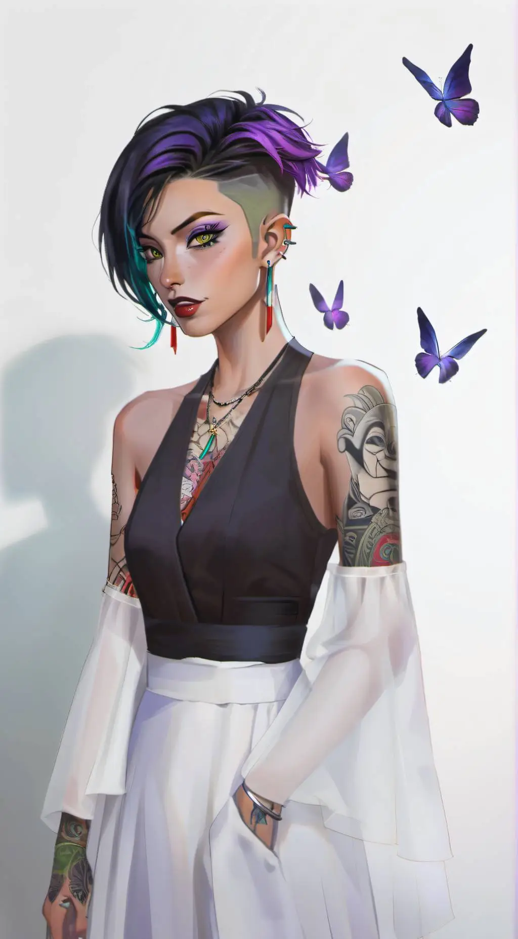 ai character: Rin background