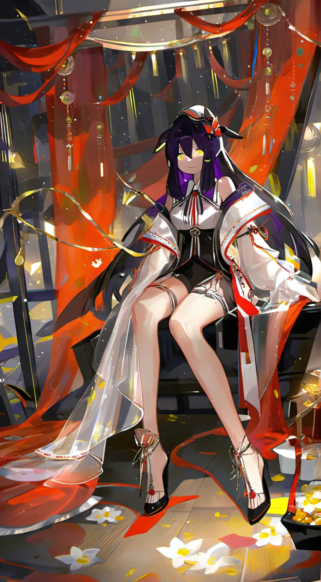 ai character: Endergirl background