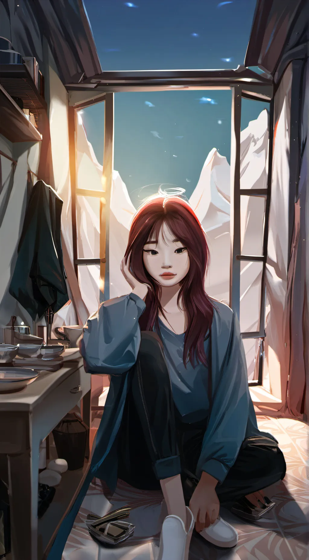 ai character: trisha background