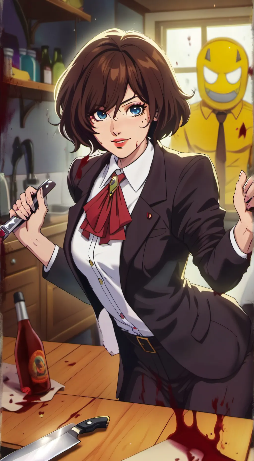ai character: Killer april o nei background
