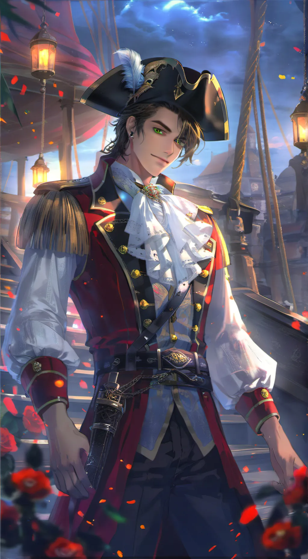 ai character: Isaac Navarro background
