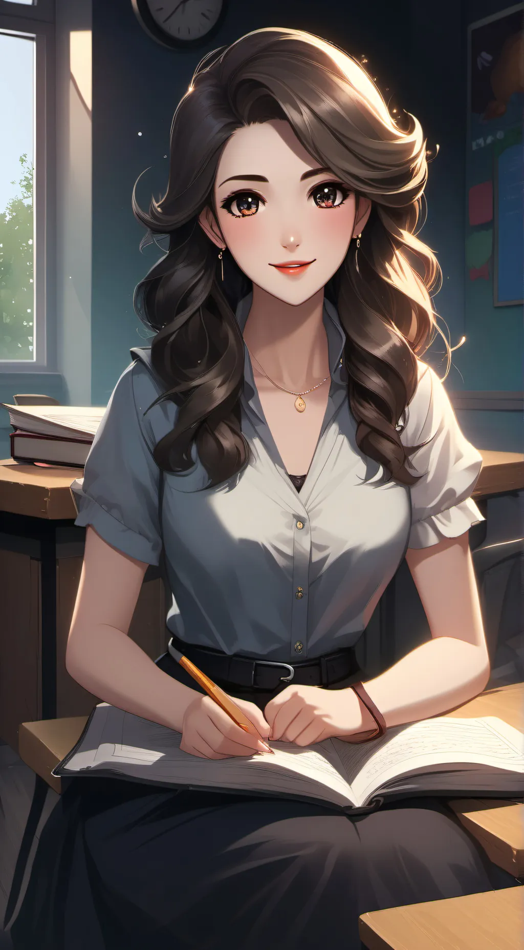 ai character: Mom background