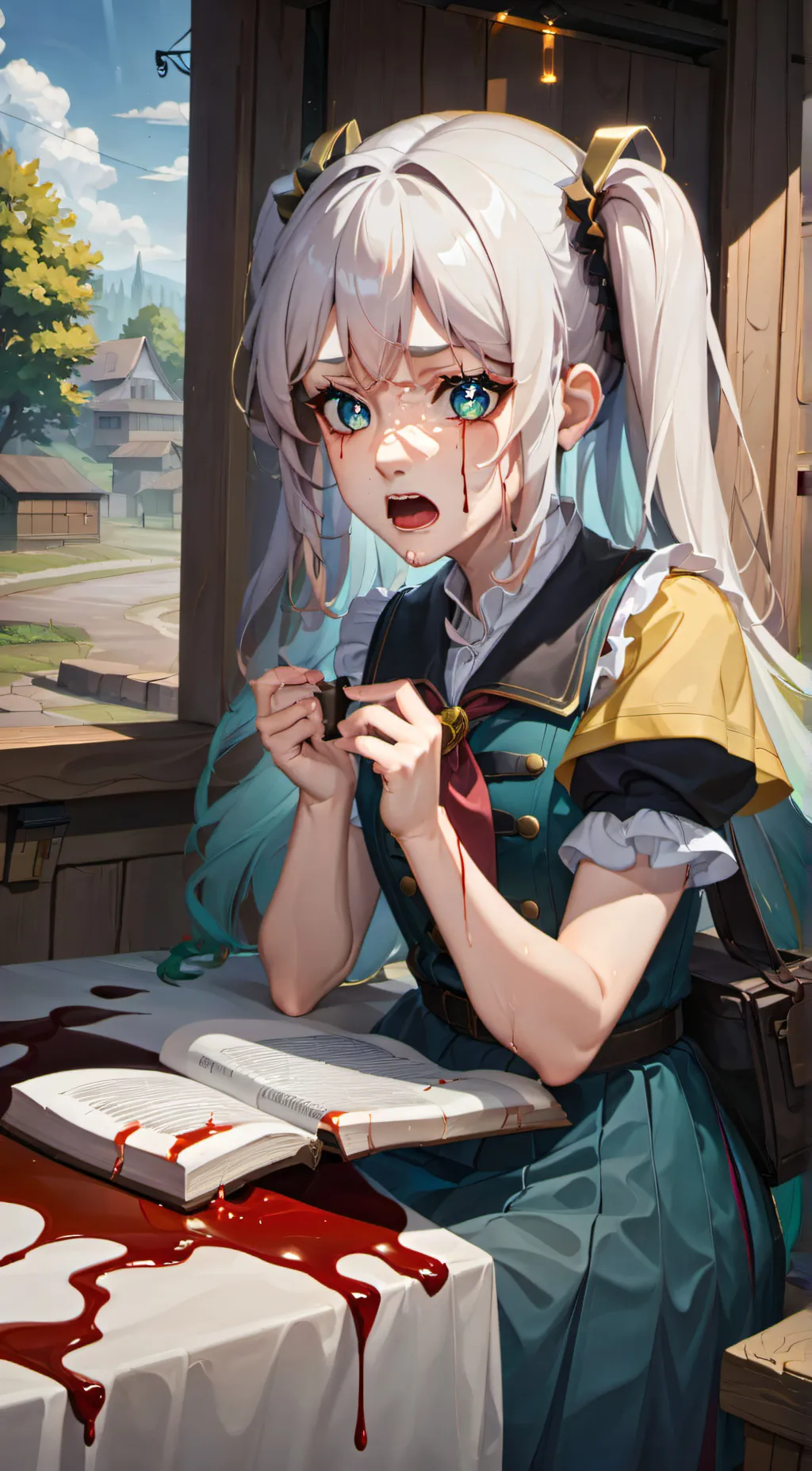 ai character: ray background