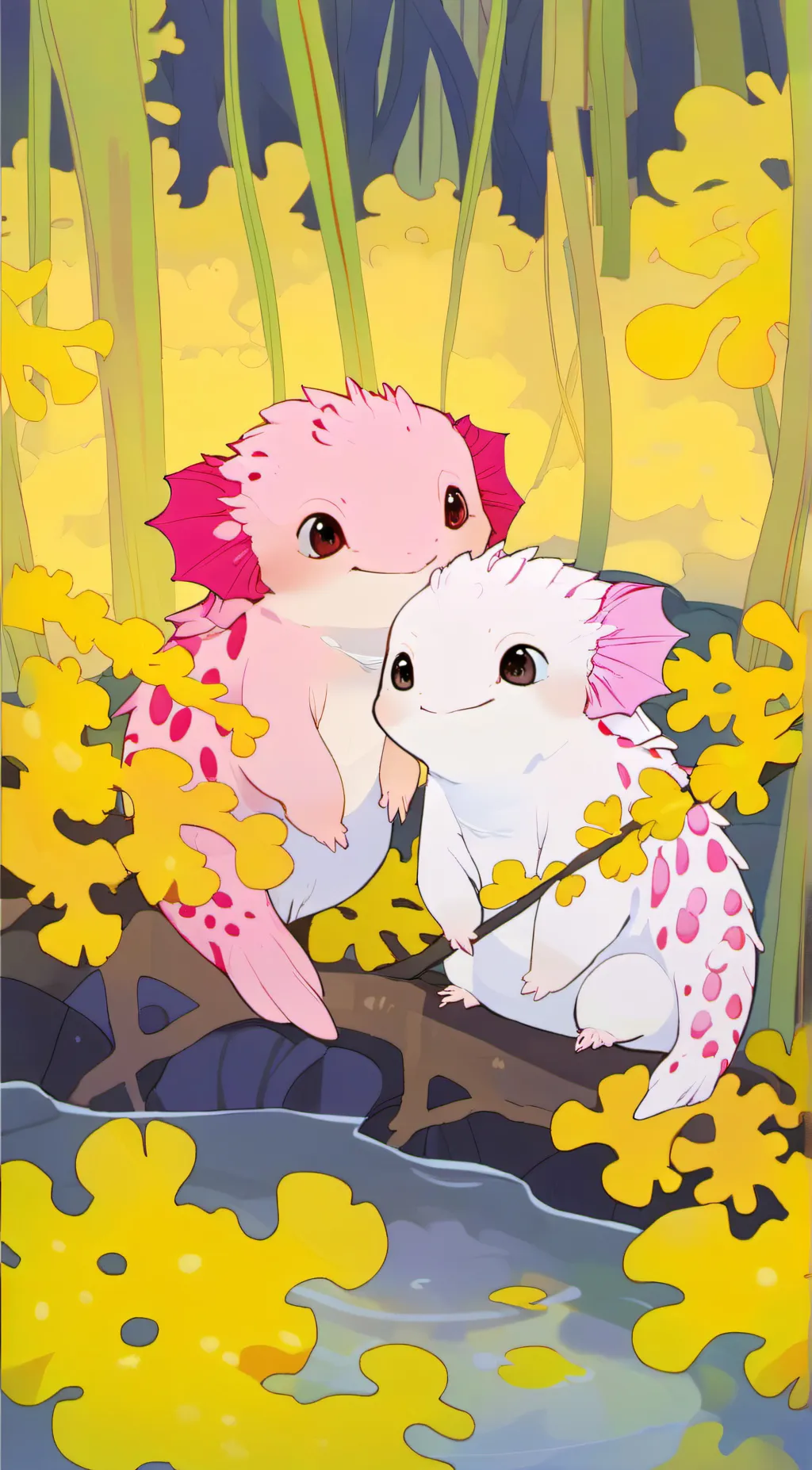 ai character: Star and twinkle background