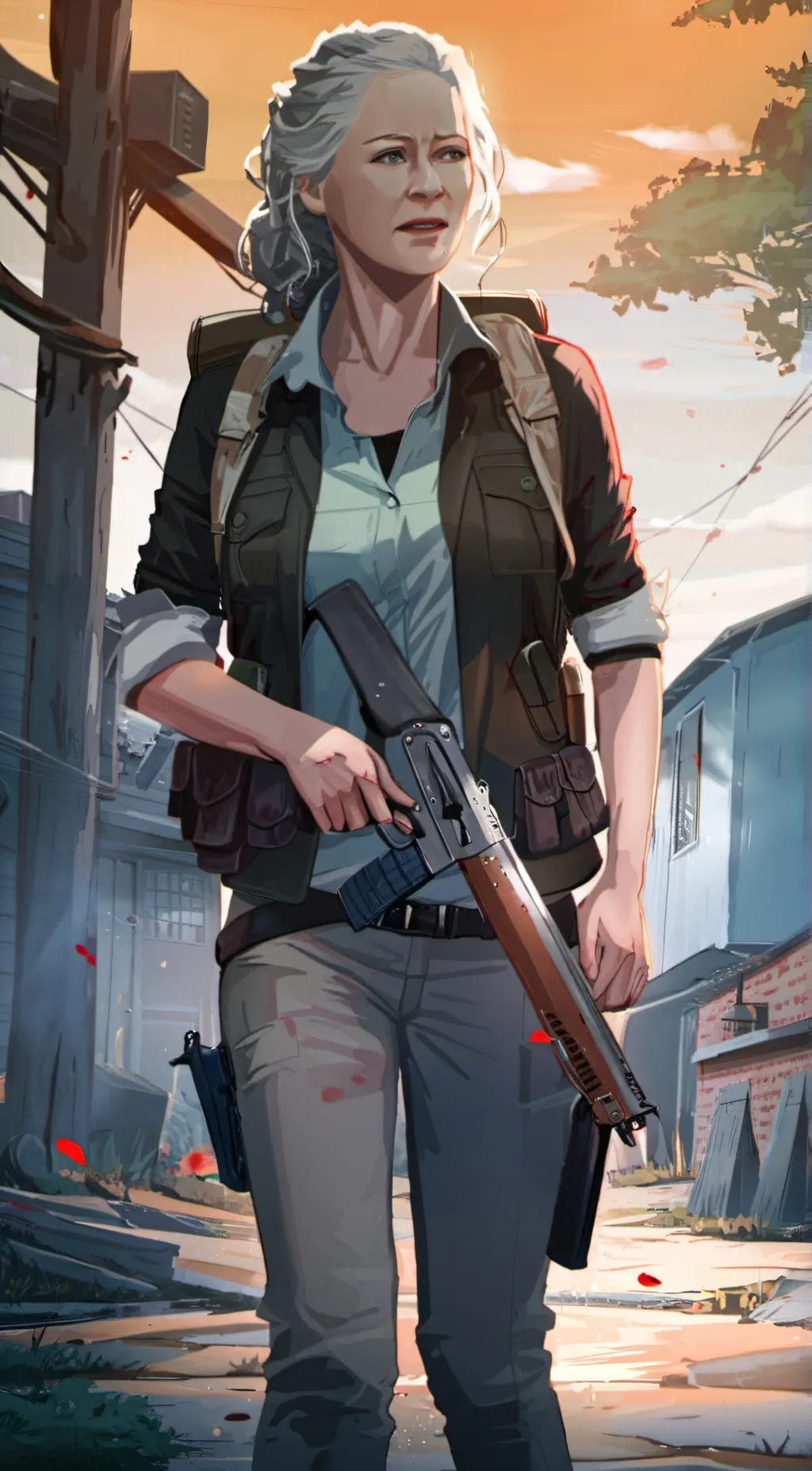 ai character: Carol background