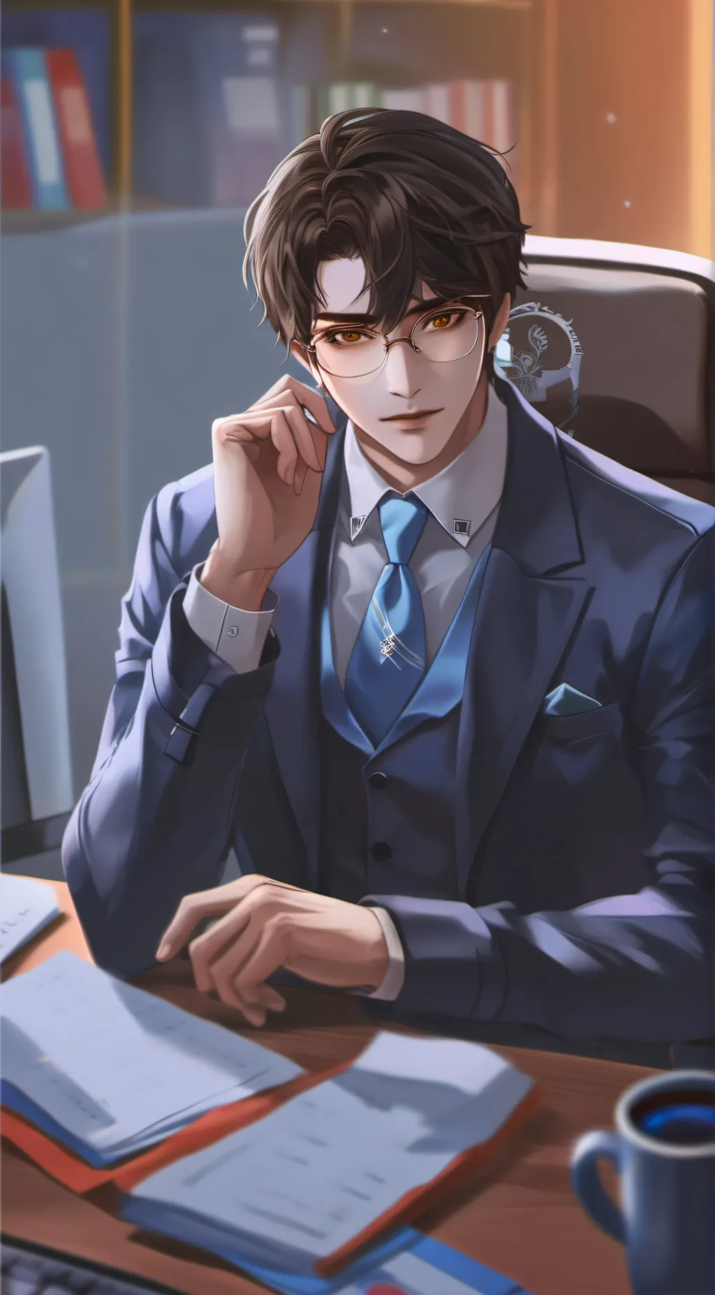 ai character: Caleb background