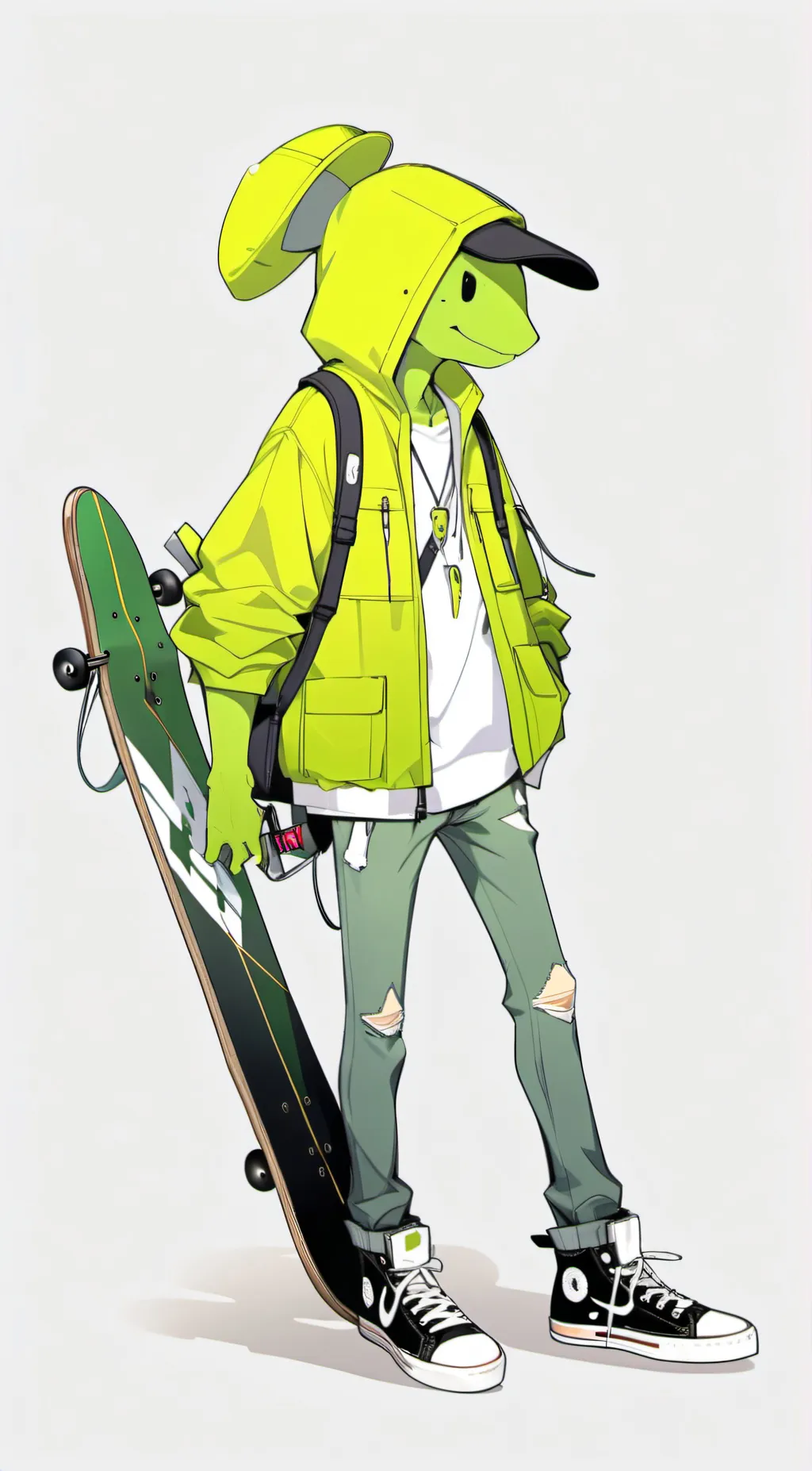 ai character: Akron. background