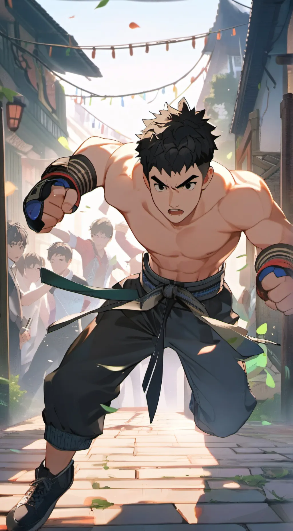 ai character: hashira background