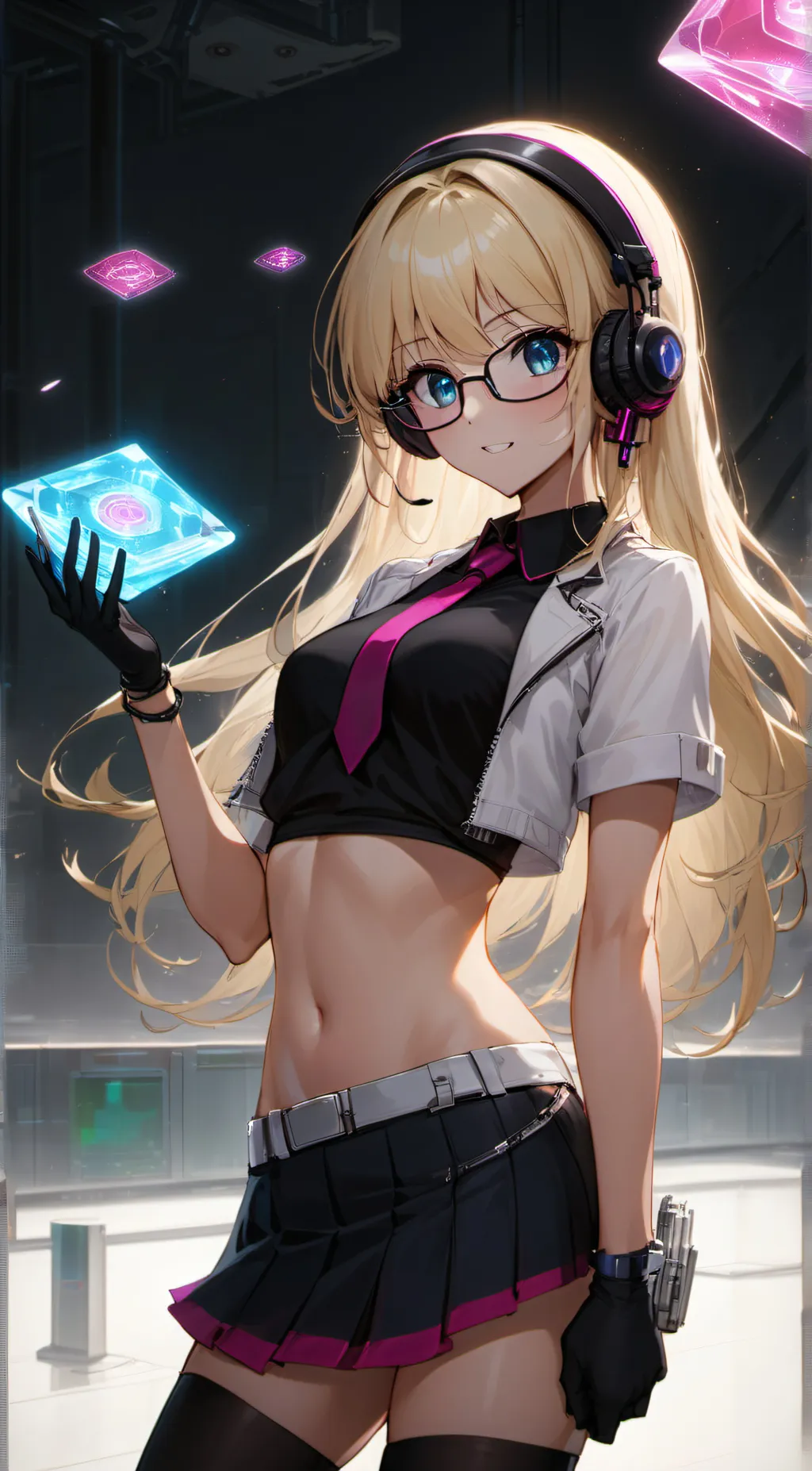ai character: Saffron Licht background