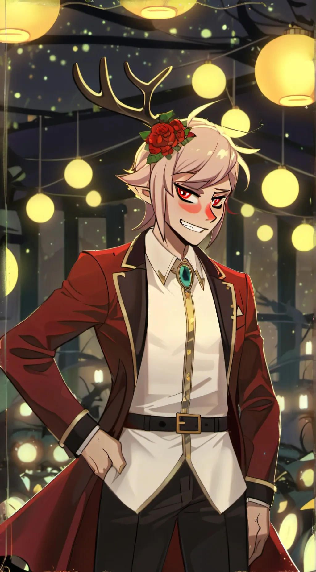 ai character: -DRUNK ALASTOR- background