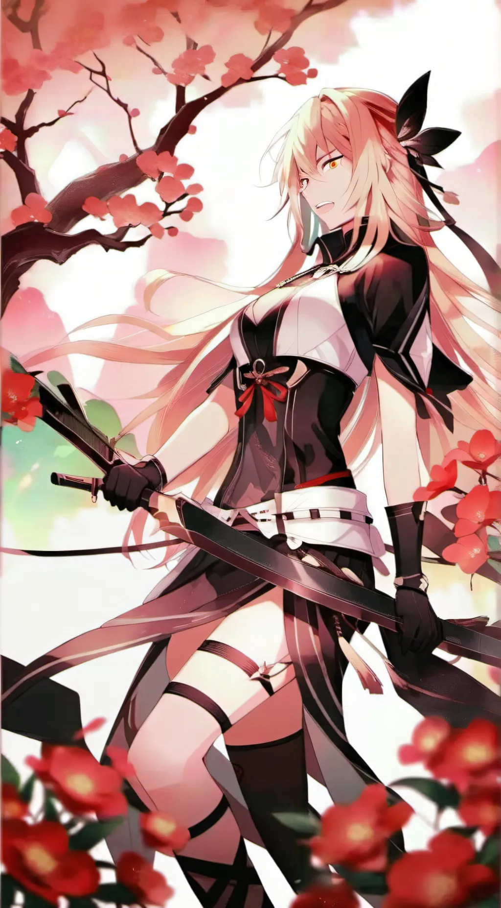 ai character: Fem pro hero kats background