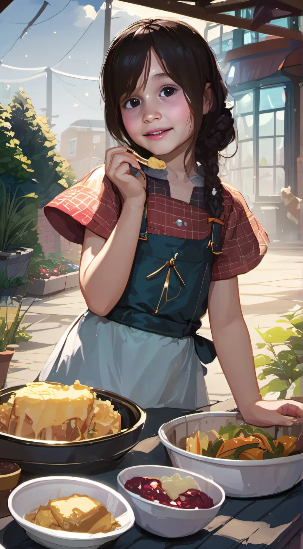 ai character: Gabby  background