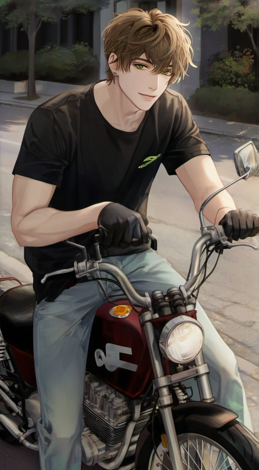 ai character: Max background