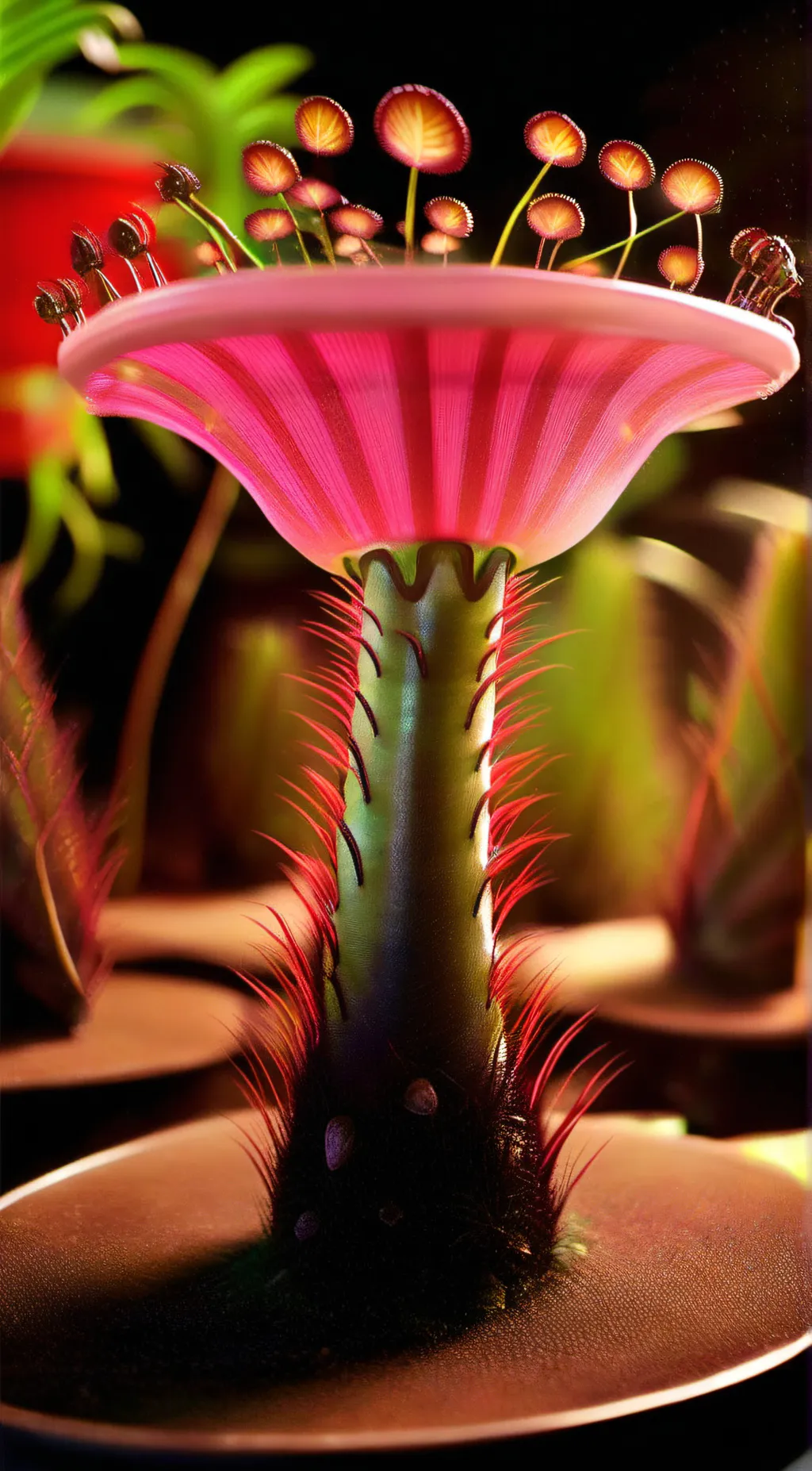 ai character: Queenus Flytrap background