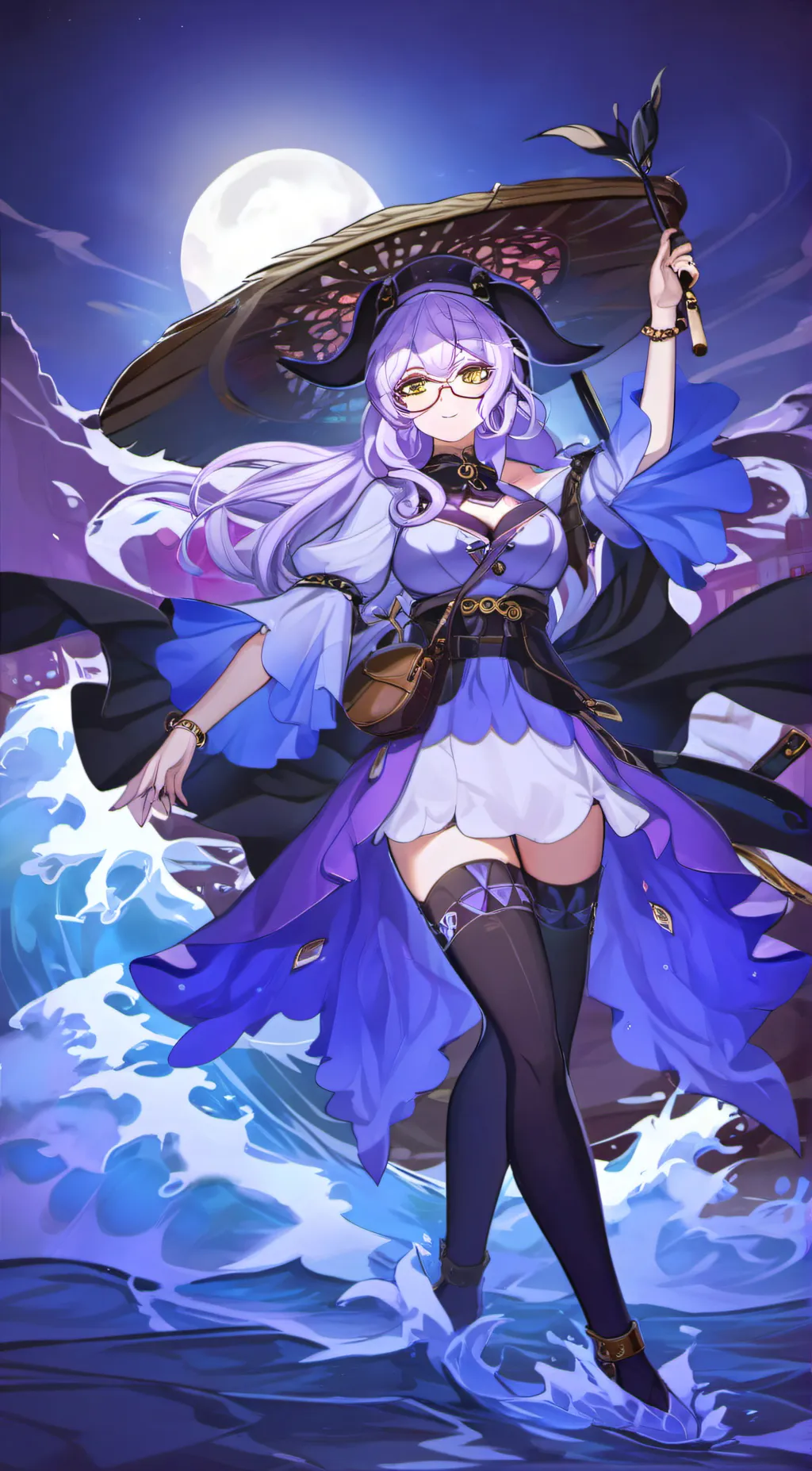 ai character: Black swan  background