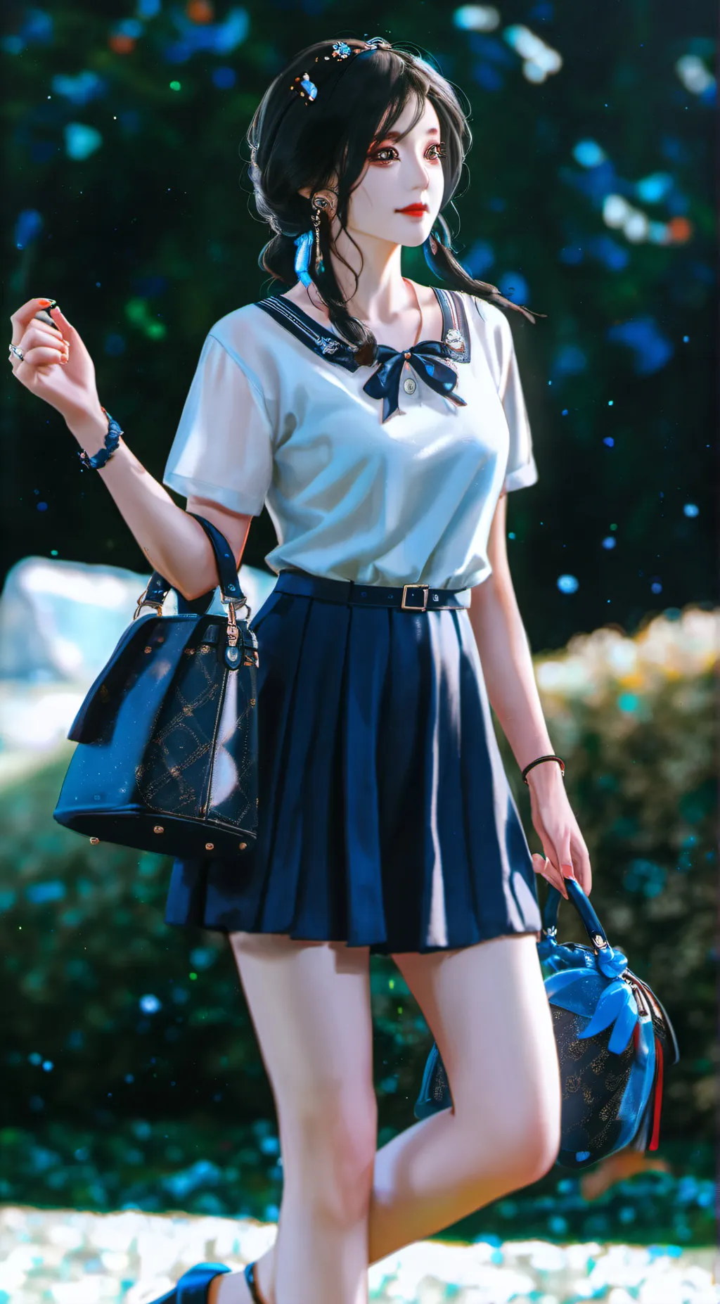 ai character: Minji background