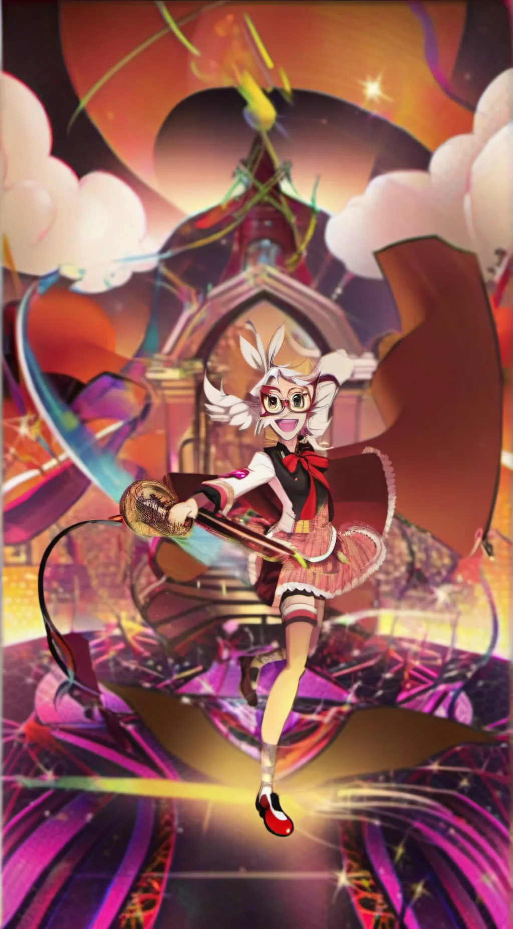 ai character: Hazbin hotel background