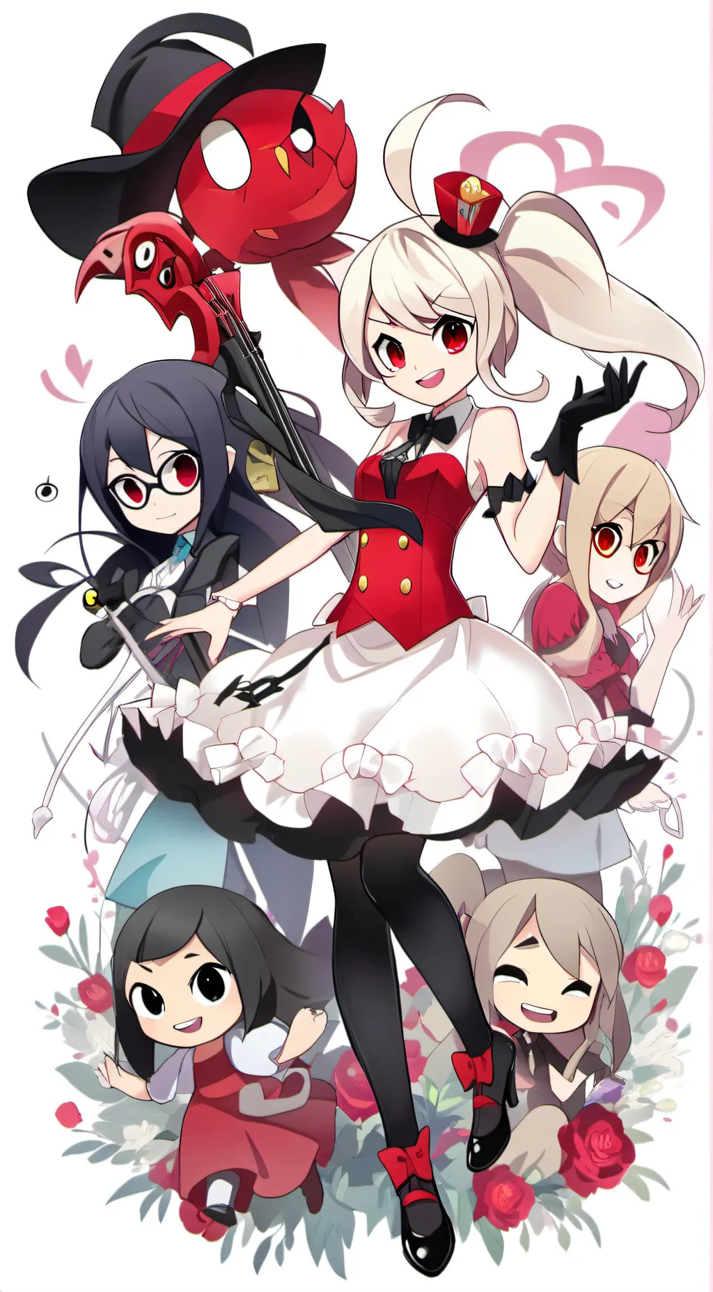 ai character: Hazbin Hotel background