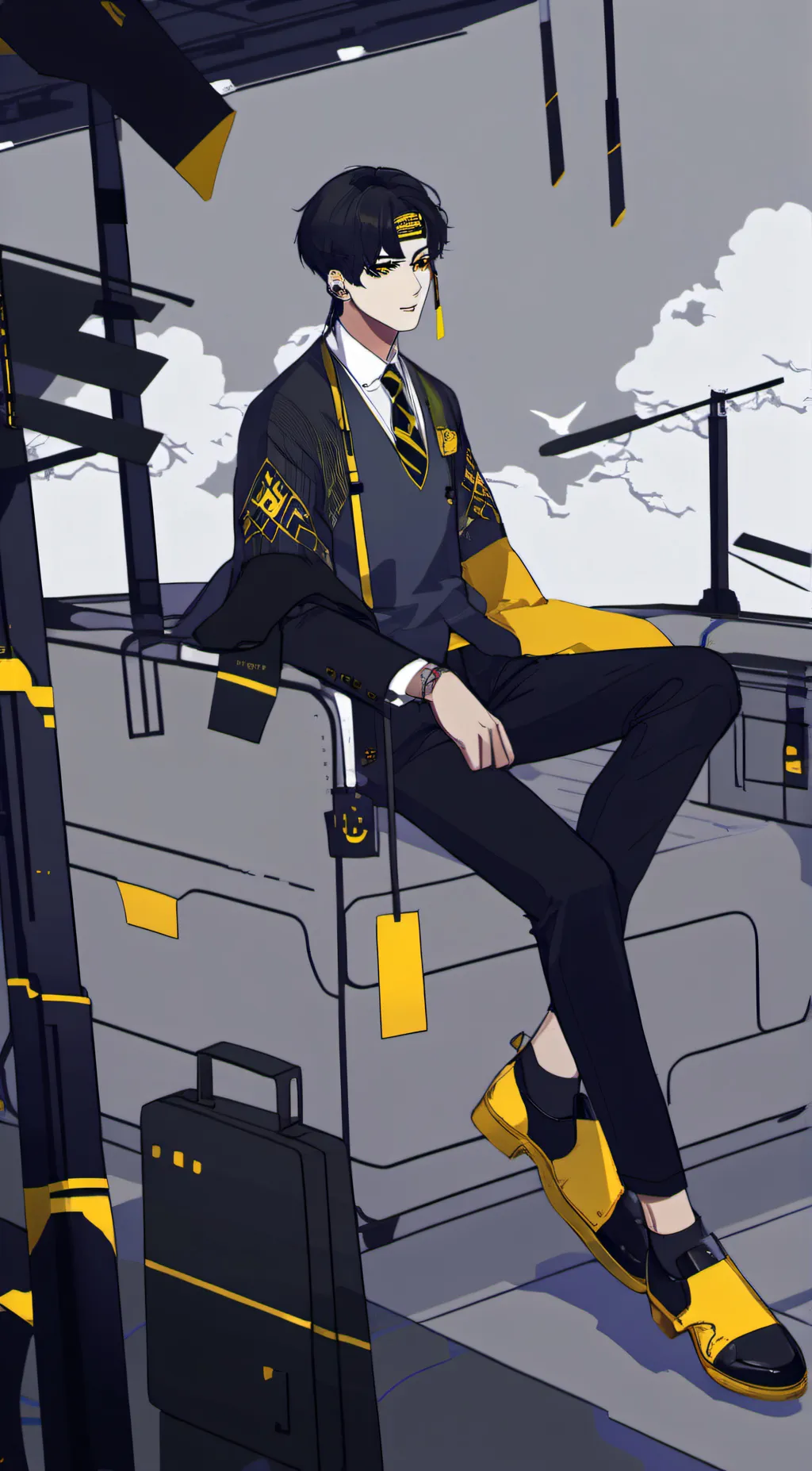 ai character: yaoi background