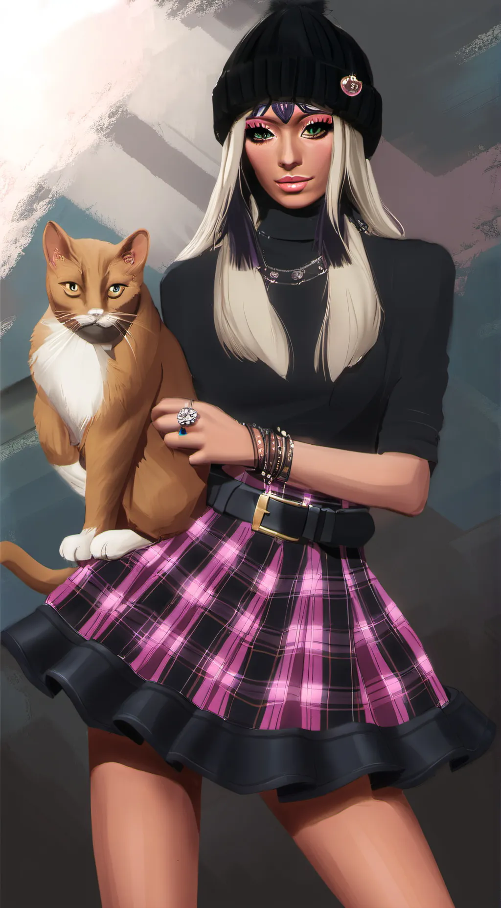 ai character: Eve Heron  background