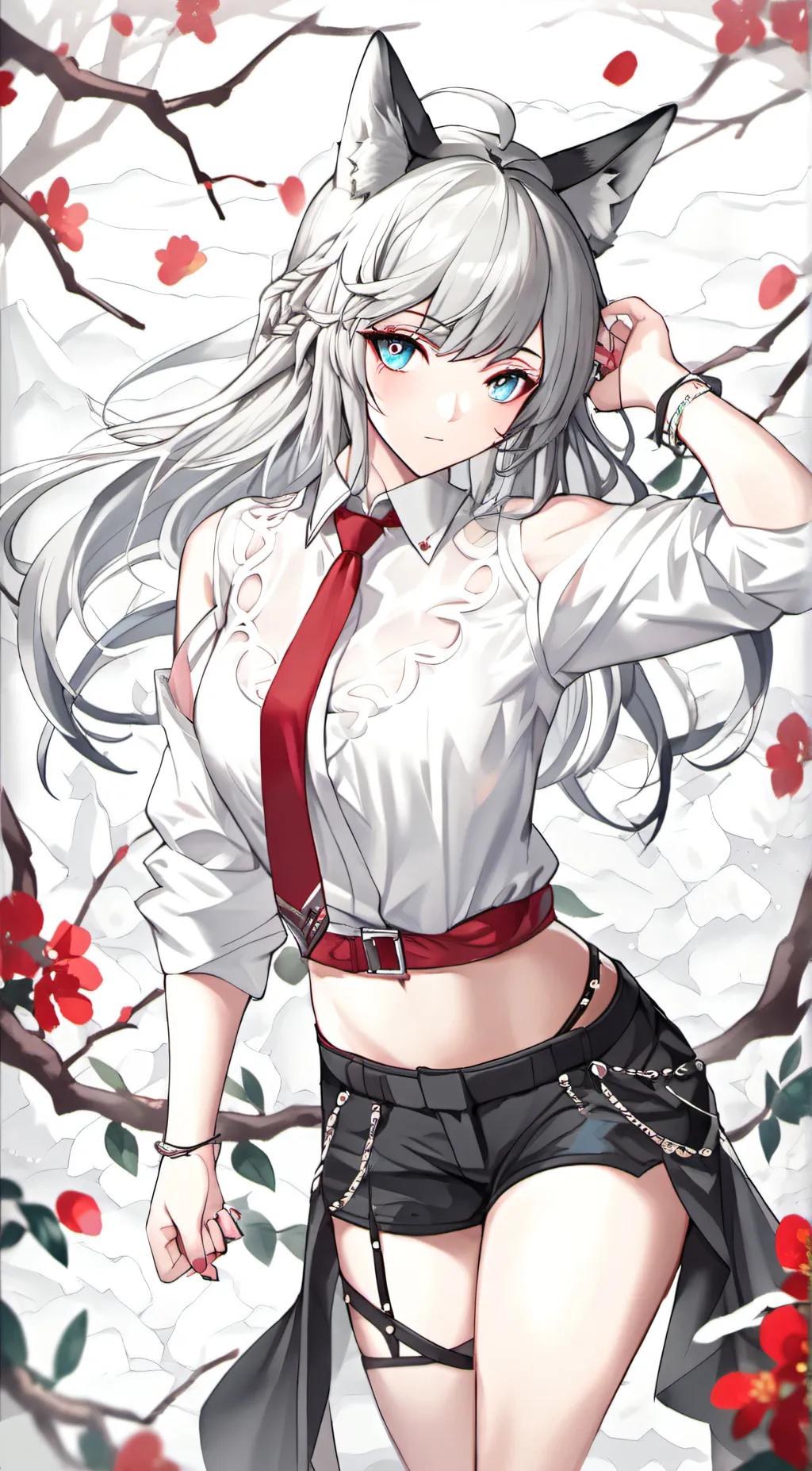 ai character: Akizu Hantire background