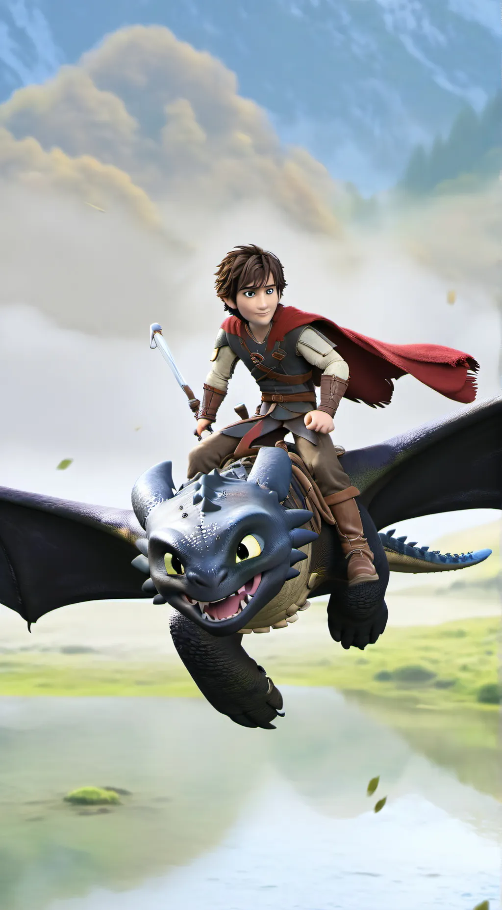 ai character: Httyd background