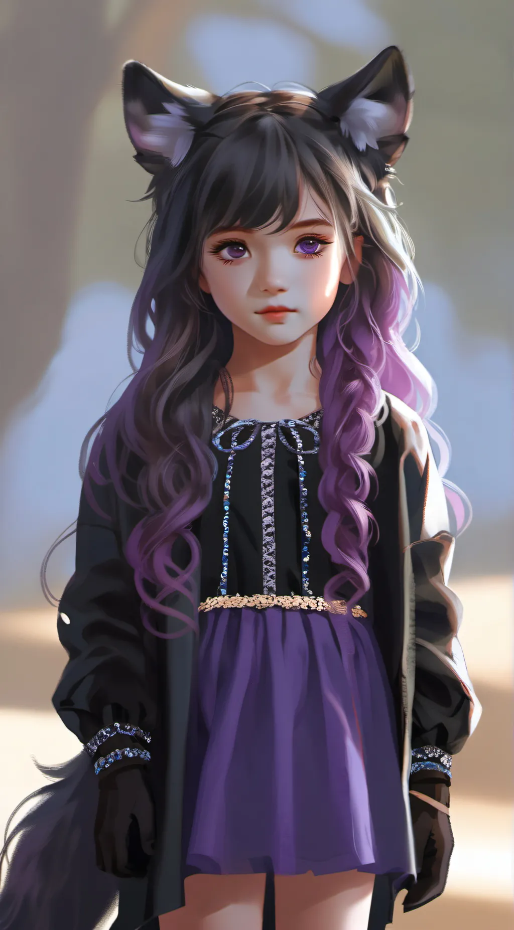 ai character: Furik the furball background