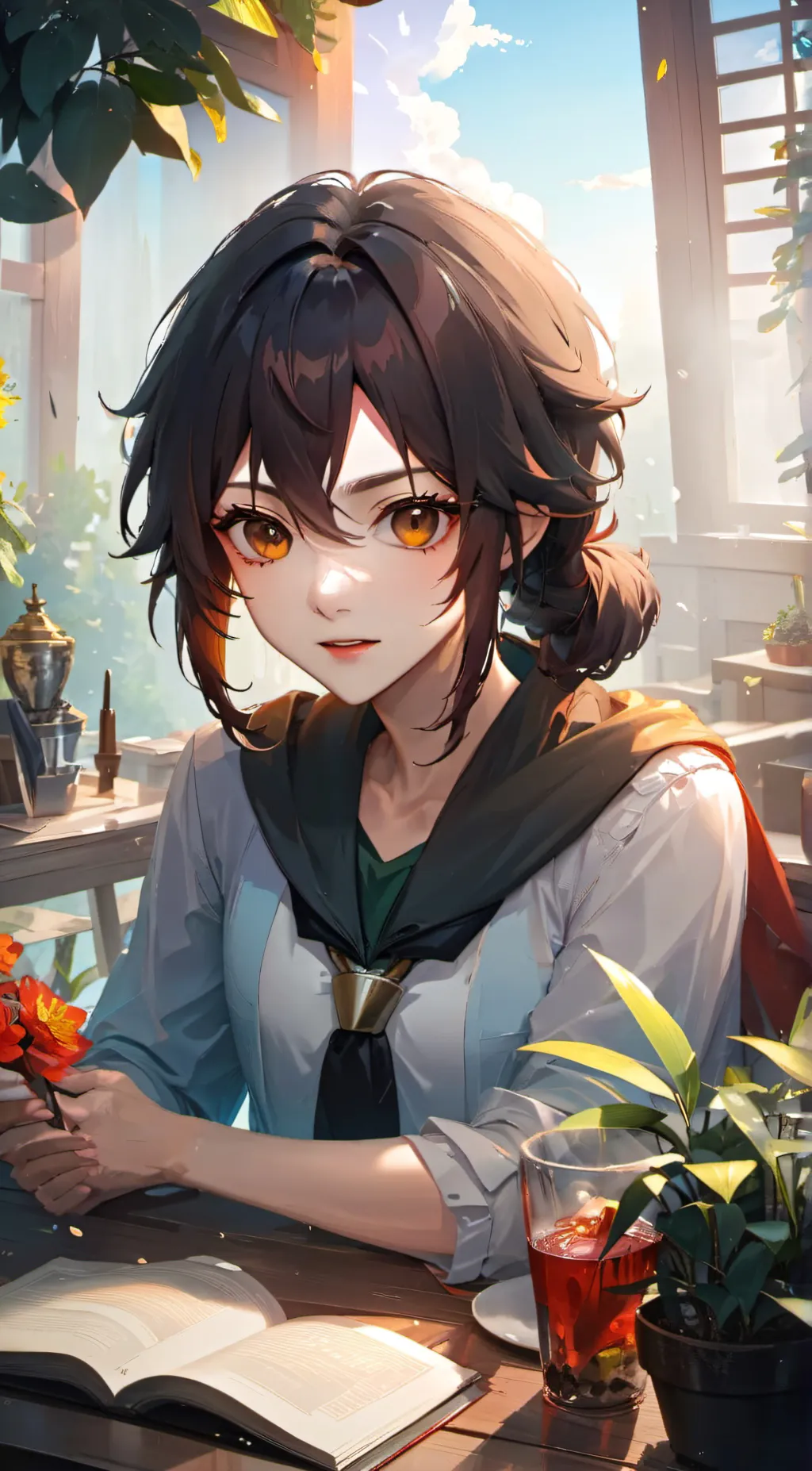 ai character: Elizabeth  background