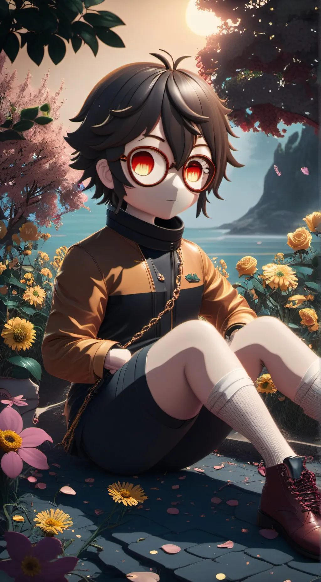 ai character: SUPER COOL background