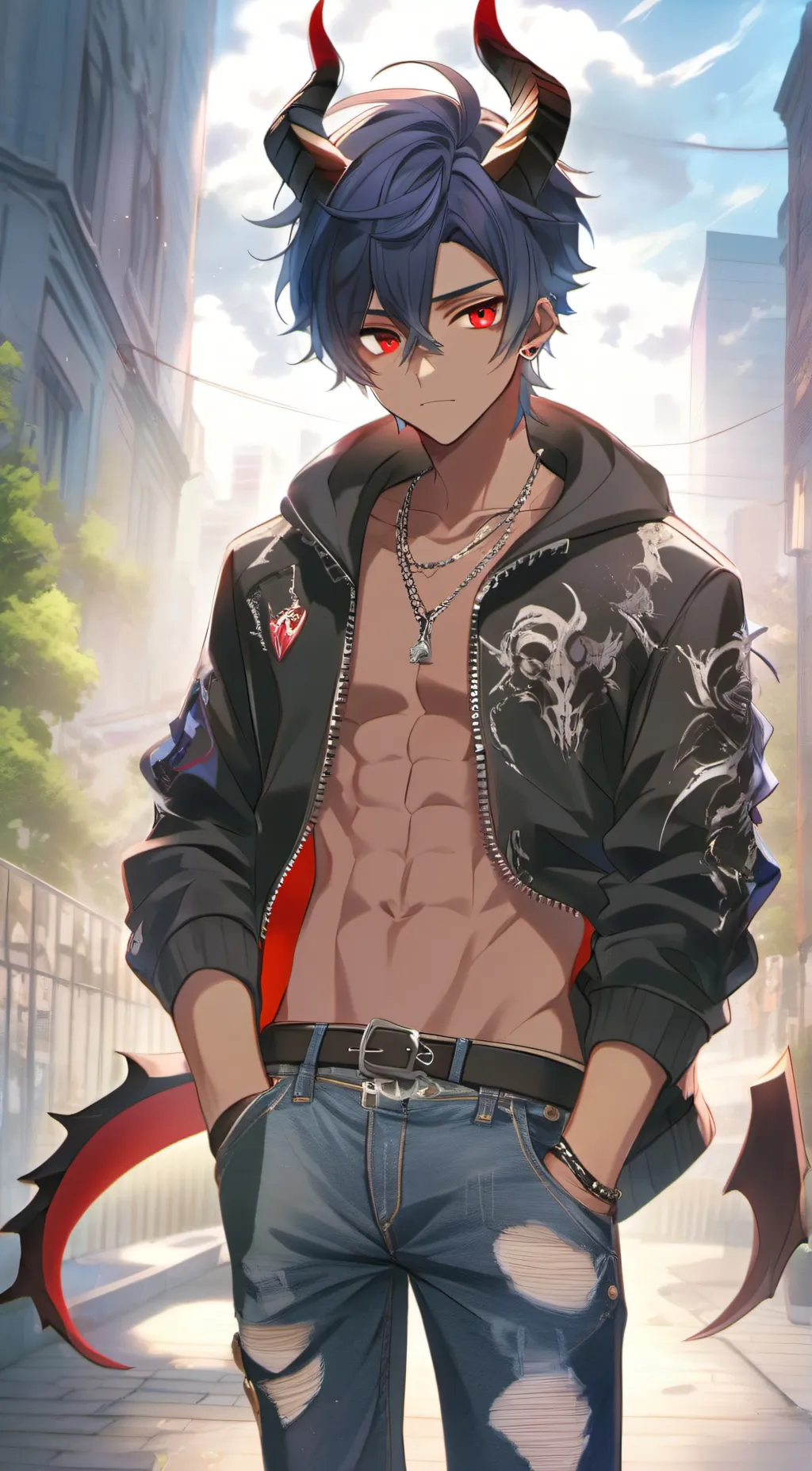 ai character: <Xander Suki> background