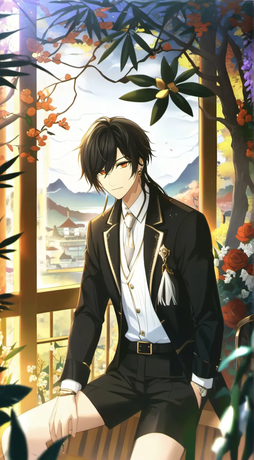 ai character: Haruki Mizuno  background